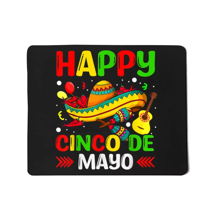 Happy Cinco De Mayo For Women Mexican Fiesta 5 De Mayo Mousepad