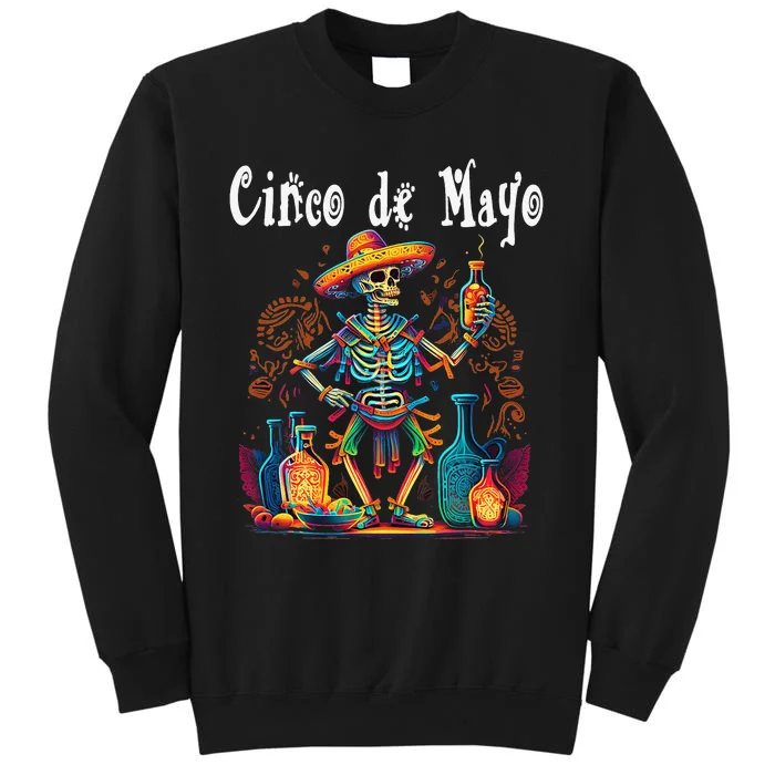 Happy Cinco de Mayo! Mexican Fiesta 5 De Mayo 06A Tall Sweatshirt