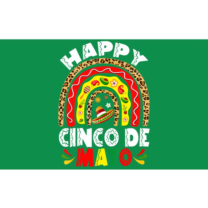 Happy Cinco De Mayo Rainbow Mexican Fiesta Bumper Sticker