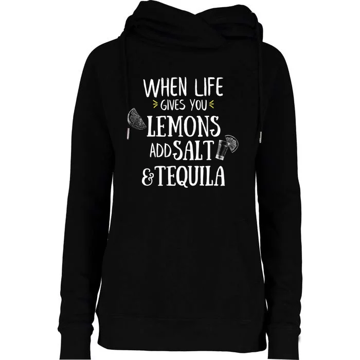 Happy Cinco de Mayo Custume Funny Tequila Drinking Womens Funnel Neck Pullover Hood