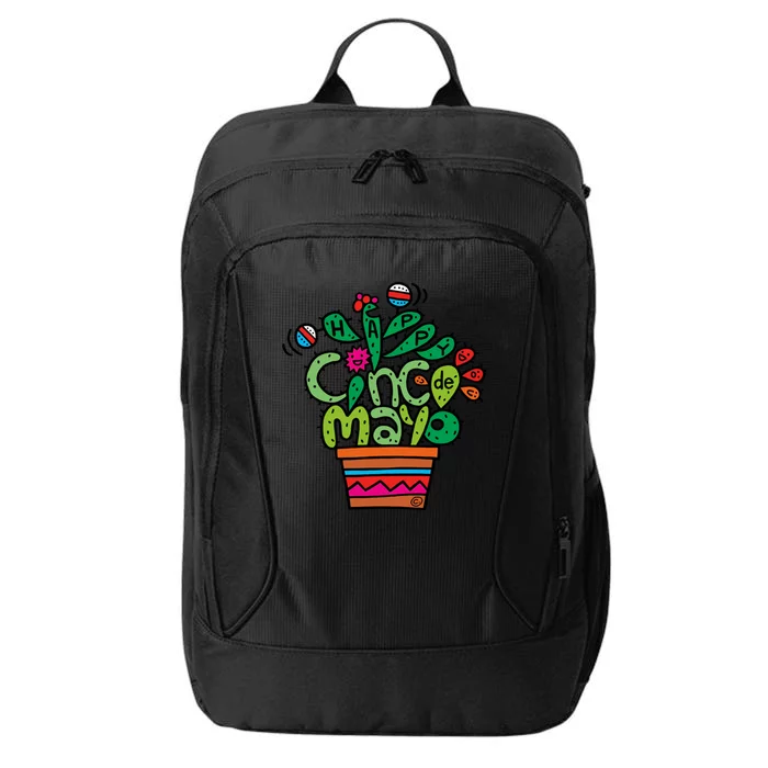 Happy Cinco De Mayo Cactus City Backpack