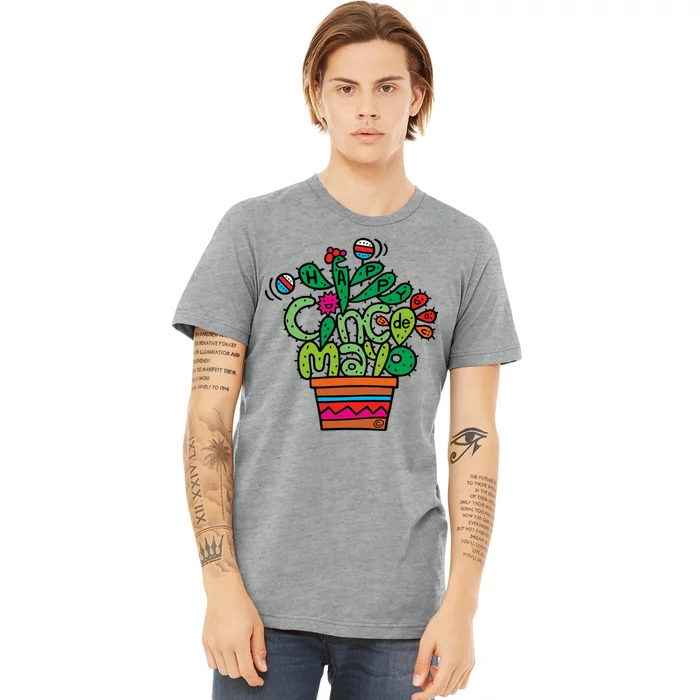 Happy Cinco De Mayo Cactus Premium T-Shirt