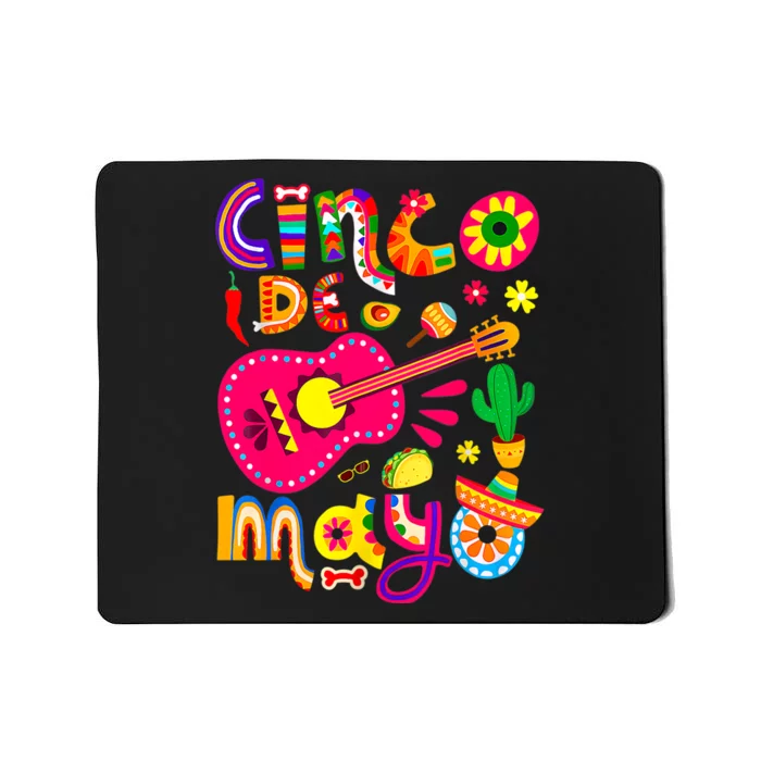 Happy Cinco De Mayo Mexican Fiesta 5 De Mayo Mousepad