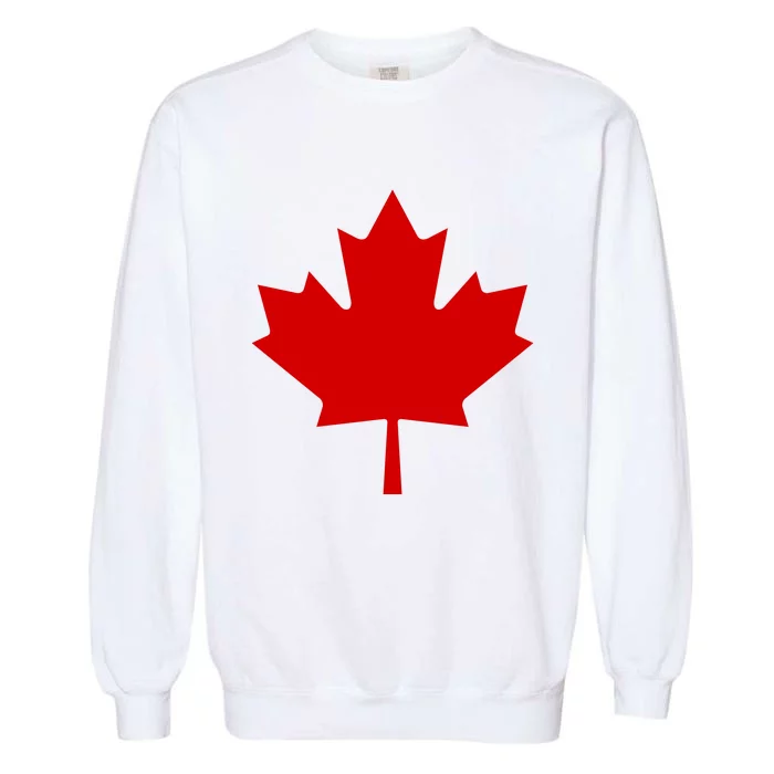 Happy Canada Day Canada Flag Garment-Dyed Sweatshirt