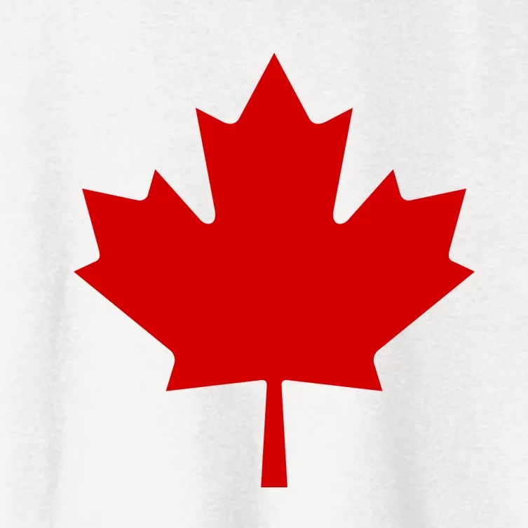 Happy Canada Day Canada Flag Women's Crop Top Tee