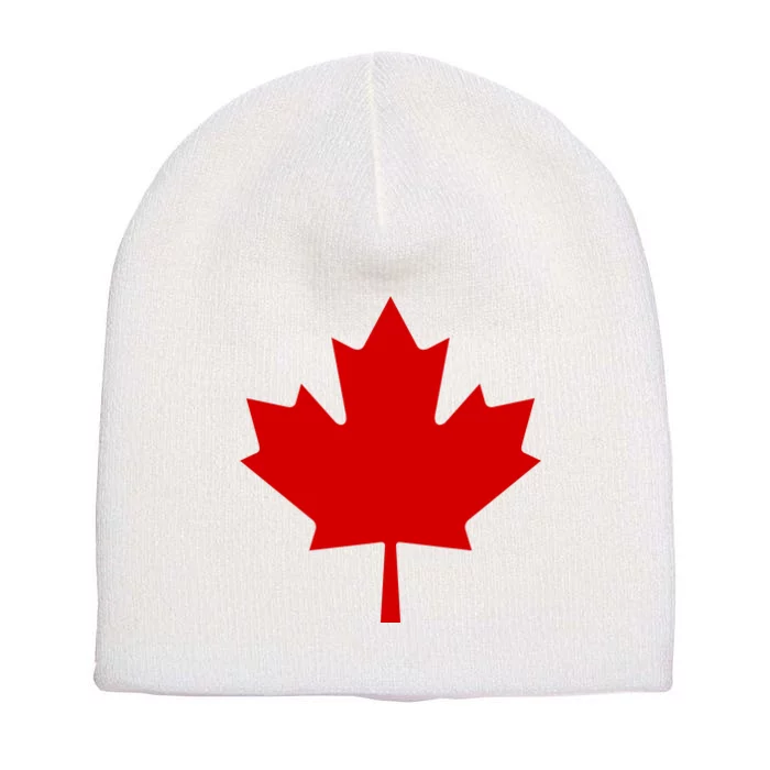 Happy Canada Day Canada Flag Short Acrylic Beanie