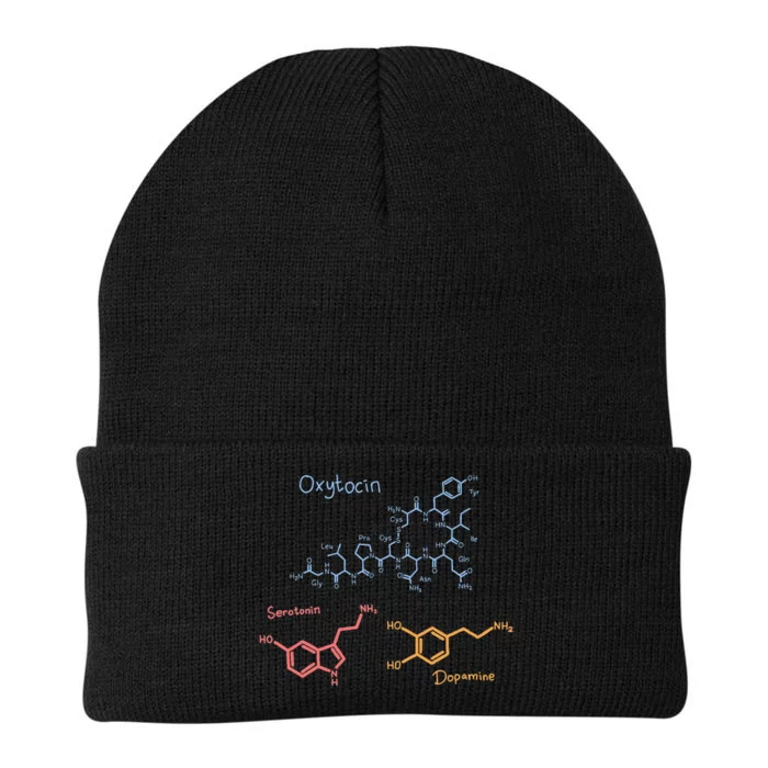 Happiness Chemicals Dopamine Oxytocin Serotonin Knit Cap Winter Beanie