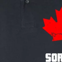 Happy Canada Day Sorrey Canada Canadian Maple Leaf Sorry Softstyle Adult Sport Polo