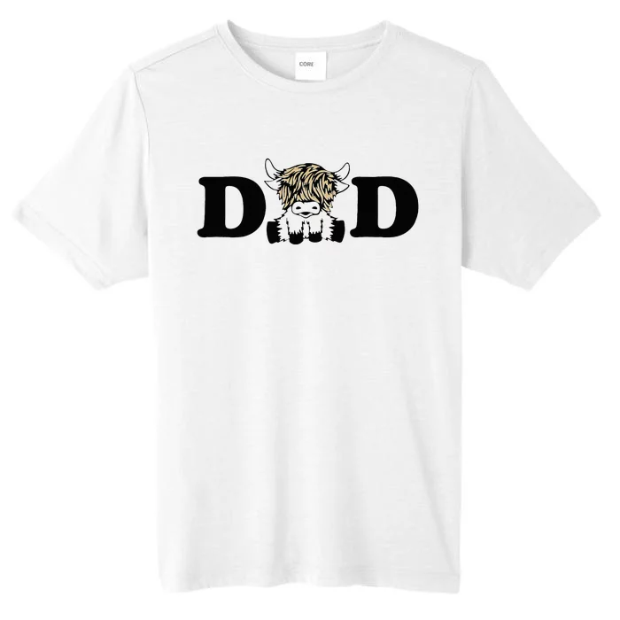 Highland Cow Dad ChromaSoft Performance T-Shirt