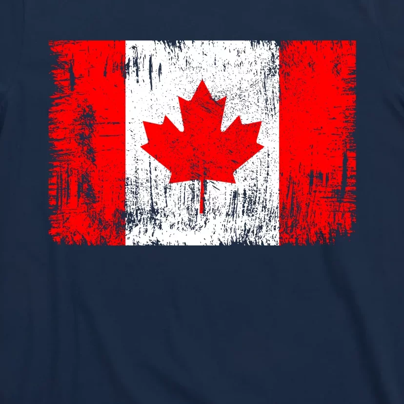 Happy Canada Day Distressed Canada Flag T-Shirt