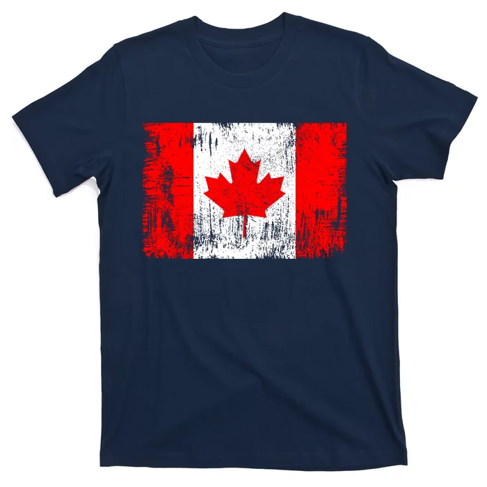 Happy Canada Day Distressed Canada Flag T-Shirt