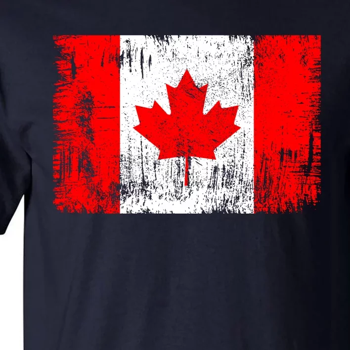 Happy Canada Day Distressed Canada Flag Tall T-Shirt