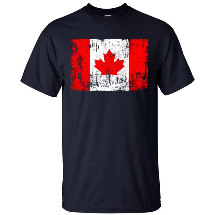 Happy Canada Day Distressed Canada Flag Tall T-Shirt