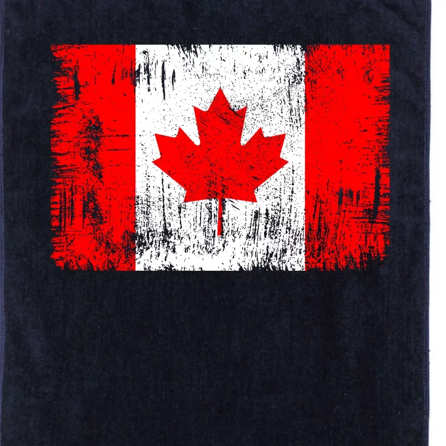 Happy Canada Day Distressed Canada Flag Platinum Collection Golf Towel