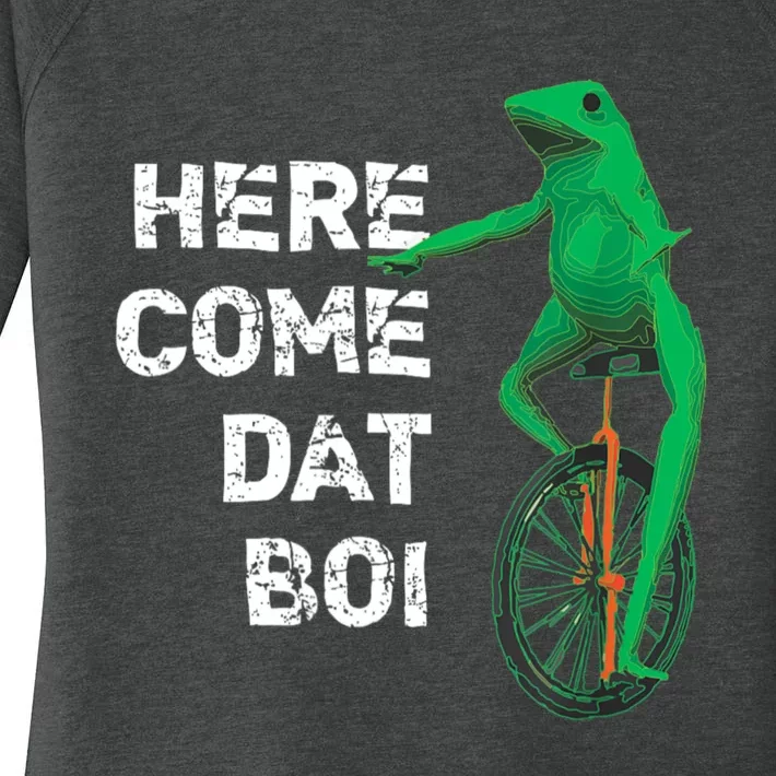 Here Come Dat Boi Women's Perfect Tri Tunic Long Sleeve Shirt