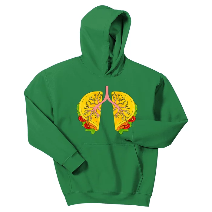 Happy Cinco De Mayo Taco Lungs Respiratory Therapist RT Kids Hoodie