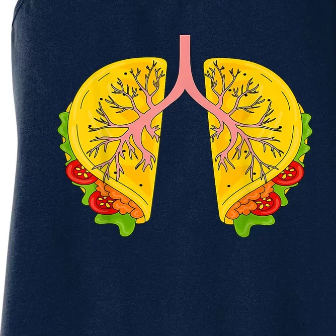 Happy Cinco De Mayo Taco Lungs Respiratory Therapist RT Women's Racerback Tank