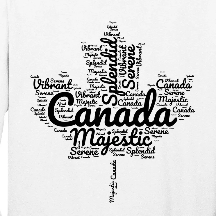 Happy Canada Day Celebrations Maple Leaf Canadian Pride Long Sleeve Shirt