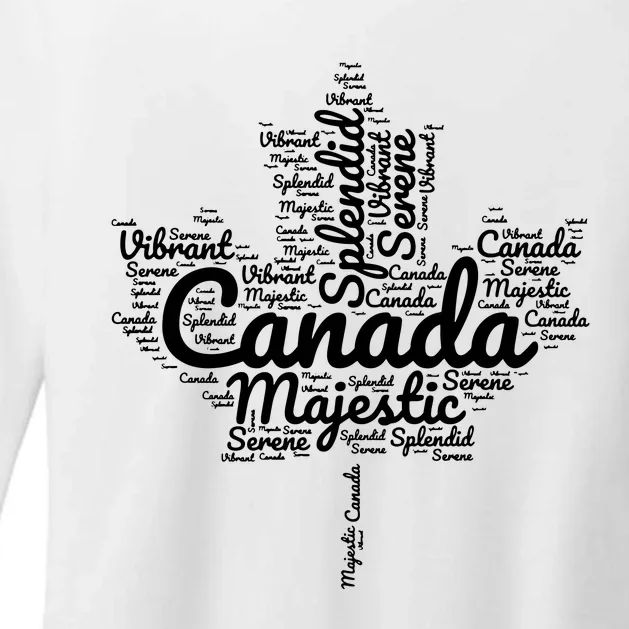 Happy Canada Day Celebrations Maple Leaf Canadian Pride Womens CVC Long Sleeve Shirt