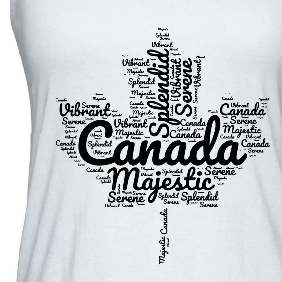 Happy Canada Day Celebrations Maple Leaf Canadian Pride Ladies Essential Flowy Tank