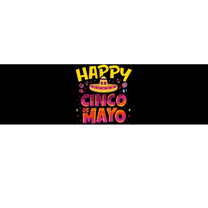 Happy Cinco De Mayo Bumper Sticker