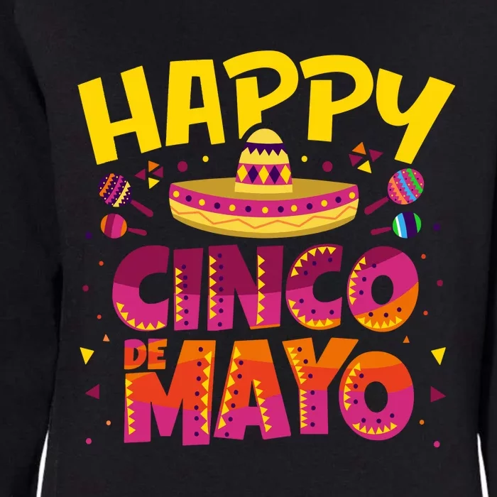 Happy Cinco De Mayo Womens California Wash Sweatshirt