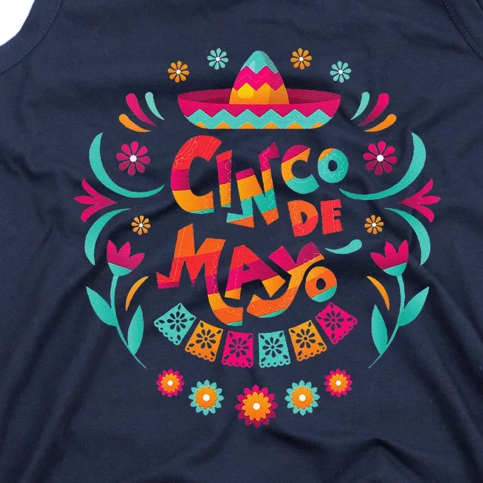 Happy Cinco De Mayo Mexican Fiesta 5 De Mayo Mexico Party Tank Top