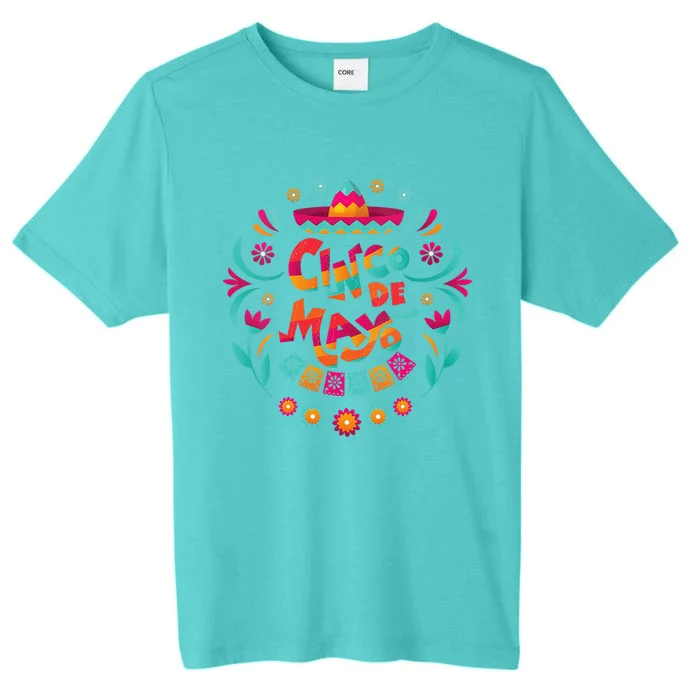 Happy Cinco De Mayo Mexican Fiesta 5 De Mayo Mexico Party ChromaSoft Performance T-Shirt