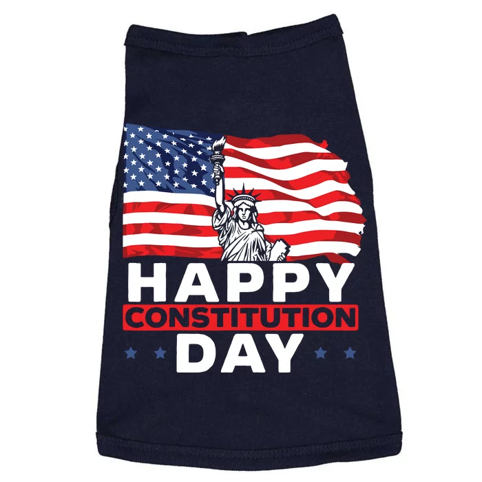 Happy Constitution Day New American USA Flag America Doggie Tank