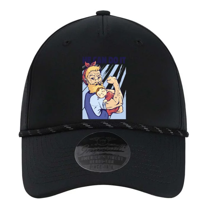 He Can Do It Stay At Home Dad Pop Culture Gift Performance The Dyno Cap