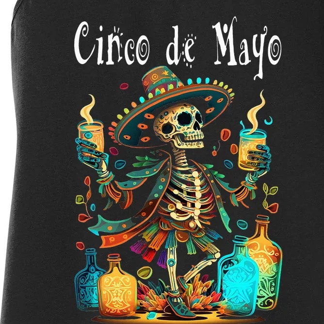 Happy Cinco de Mayo! Festival 14 Women's Racerback Tank