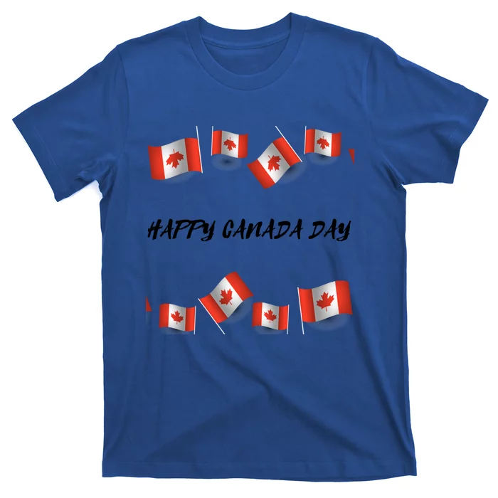 Happy Canada Day Canadian Flag Freedom Country Canadians Gift T-Shirt