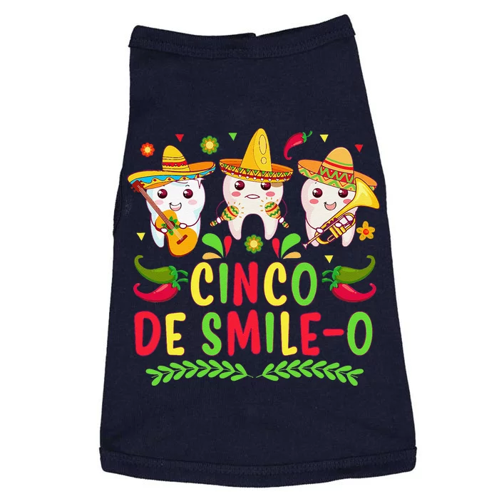 Happy Cinco De Mayo Dental Squad Dental Assistant Doggie Tank