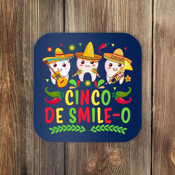 Happy Cinco De Mayo Dental Squad Dental Assistant Coaster