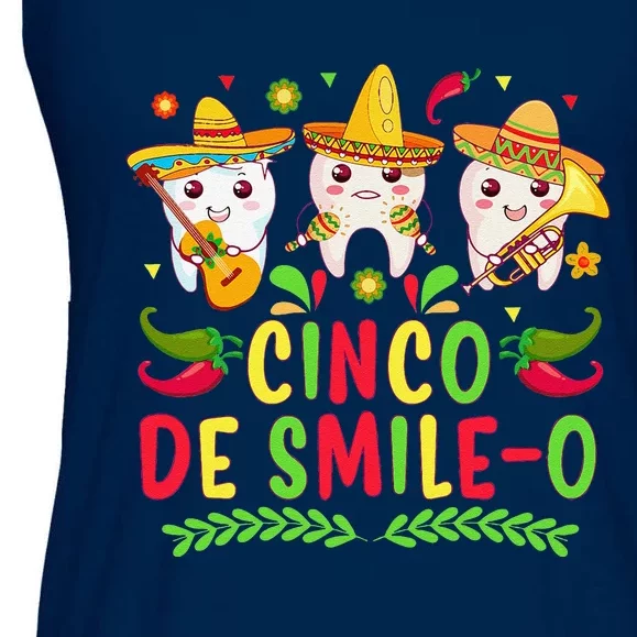 Happy Cinco De Mayo Dental Squad Dental Assistant Ladies Essential Flowy Tank