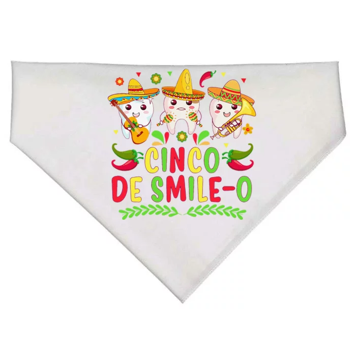 Happy Cinco De Mayo Dental Squad Dental Assistant USA-Made Doggie Bandana