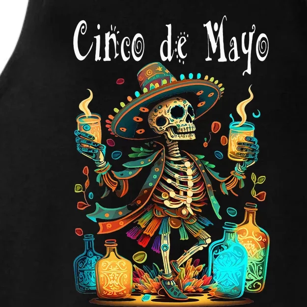 Happy Cinco de Mayo! Festival 14 Ladies Tri-Blend Wicking Tank