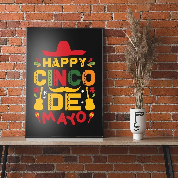 Happy Cinco De Mayo Celebration Graphic Poster