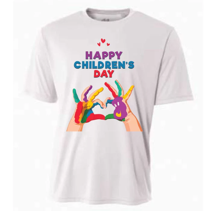 Happy Childrens Day Cooling Performance Crew T-Shirt