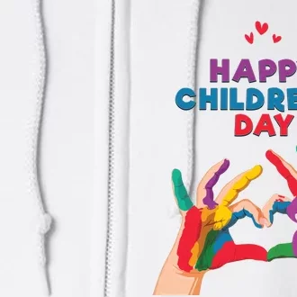 Happy Childrens Day Full Zip Hoodie