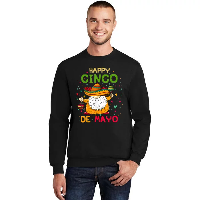 Happy Cinco De Mayo With Mexican Gnome Cinco De Mayo Sweatshirt