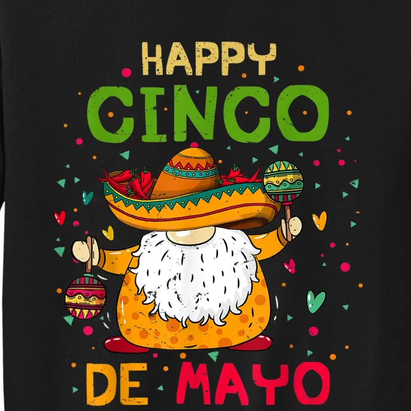 Happy Cinco De Mayo With Mexican Gnome Cinco De Mayo Sweatshirt