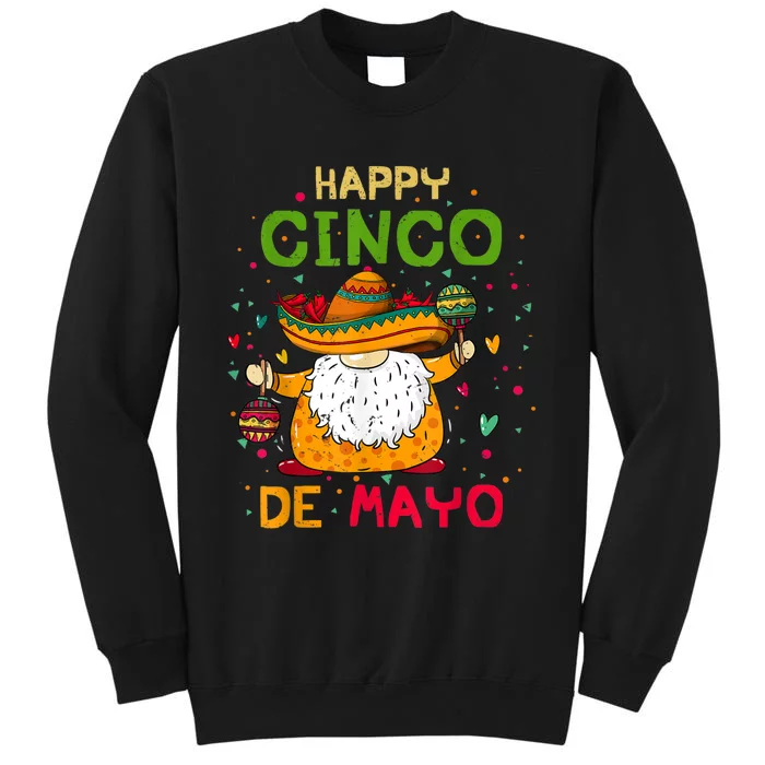 Happy Cinco De Mayo With Mexican Gnome Cinco De Mayo Sweatshirt