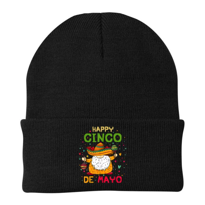 Happy Cinco De Mayo With Mexican Gnome Cinco De Mayo Knit Cap Winter Beanie