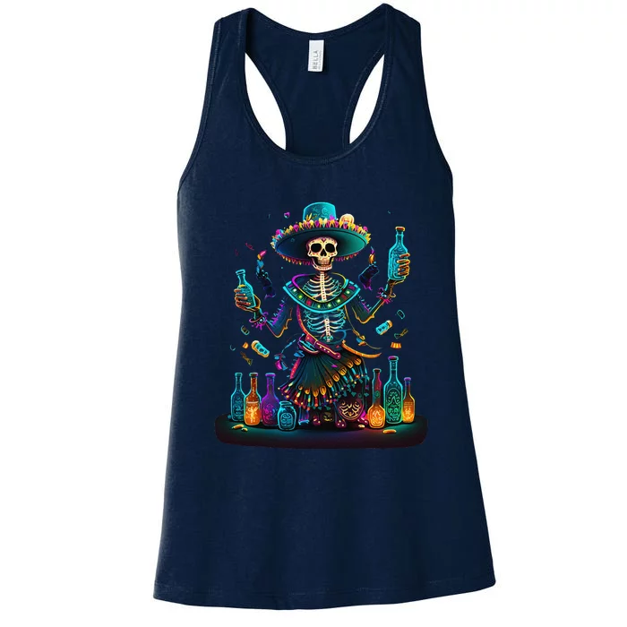 Happy Cinco De Mayo! Festival 15 Women's Racerback Tank