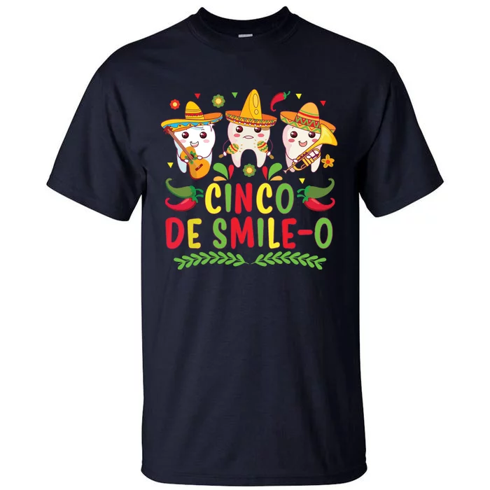 Happy Cinco De Mayo Dental Squad Dental Assistant Tall T-Shirt