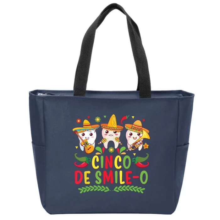 Happy Cinco De Mayo Dental Squad Dental Assistant Zip Tote Bag