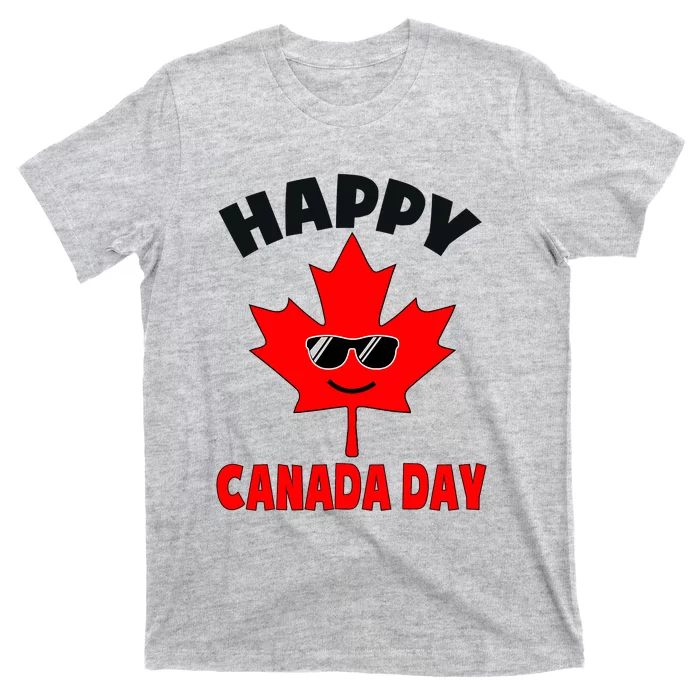 Happy Canada Day Funny Maple Leaf Canada Day T-Shirt