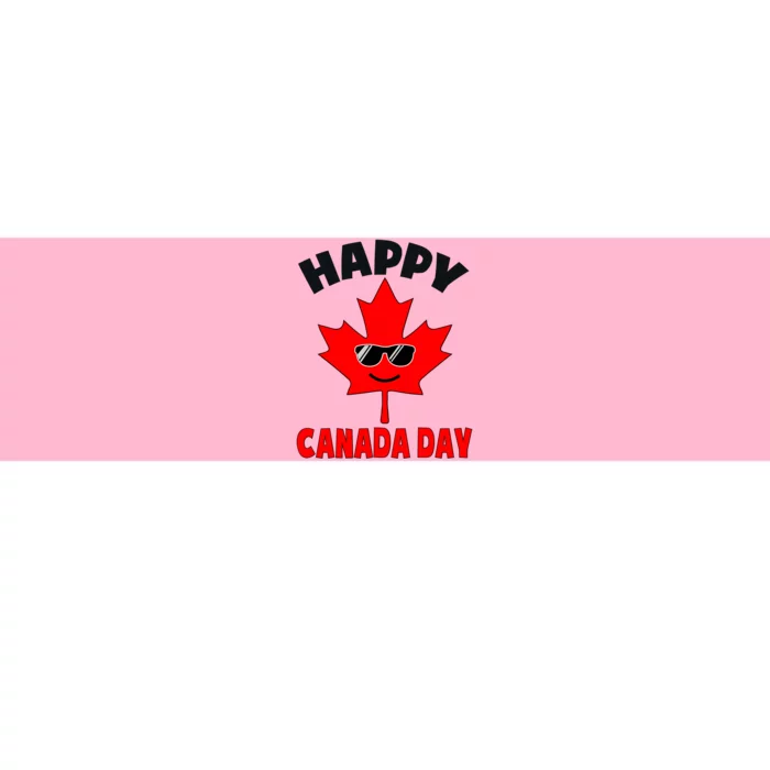 Happy Canada Day Funny Maple Leaf Canada Day Bumper Sticker