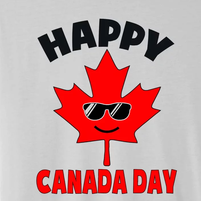 Happy Canada Day Funny Maple Leaf Canada Day ChromaSoft Performance T-Shirt